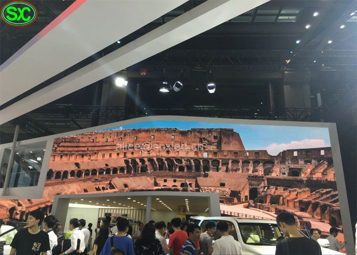 Alto luminosità e temperatura dei colori Display LED a colori per il palcoscenico dell'esposizione automobilistica P4.81mm