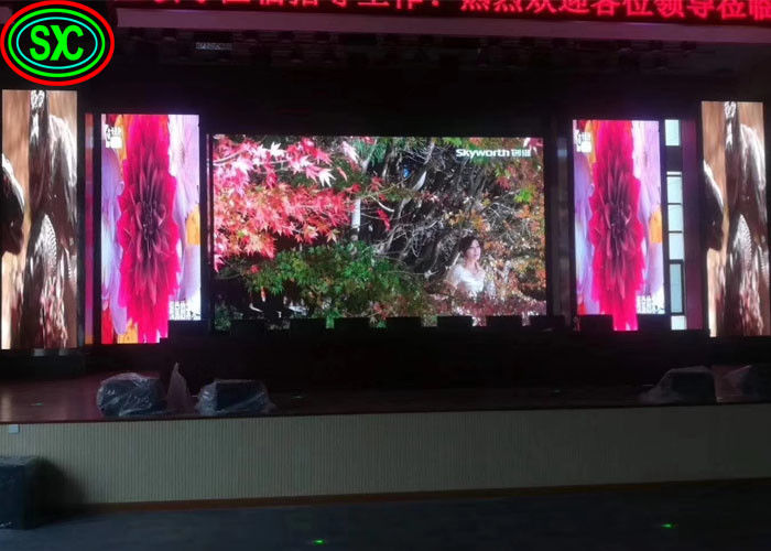 P3.91 di alta qualità all'interno Led Screen Stage Event Rental Full Color Video Wall 7 Segmenti