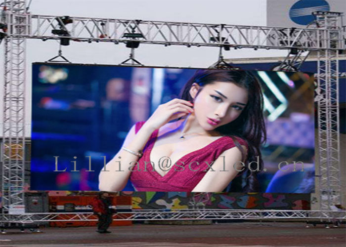 Pubblicità all'aperto P8mm LED Display Screen impermeabile e ad alta luminosità con modulo di scansione 1/4