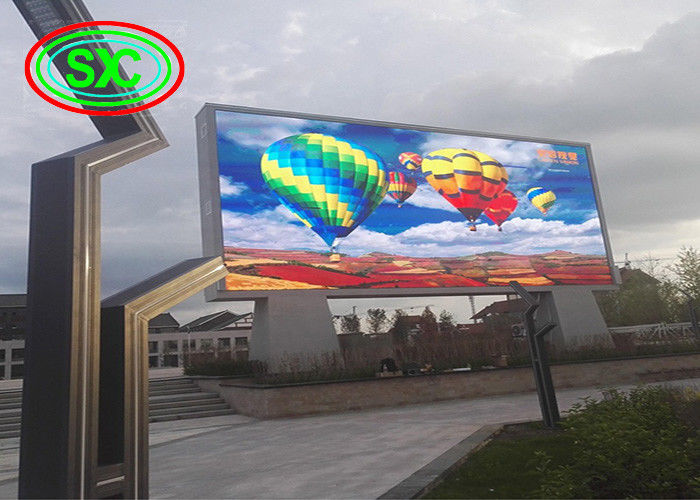 Esposizione di LED all'aperto di colore pieno P10 del Governo 960*960mm del ferro per Adversiting
