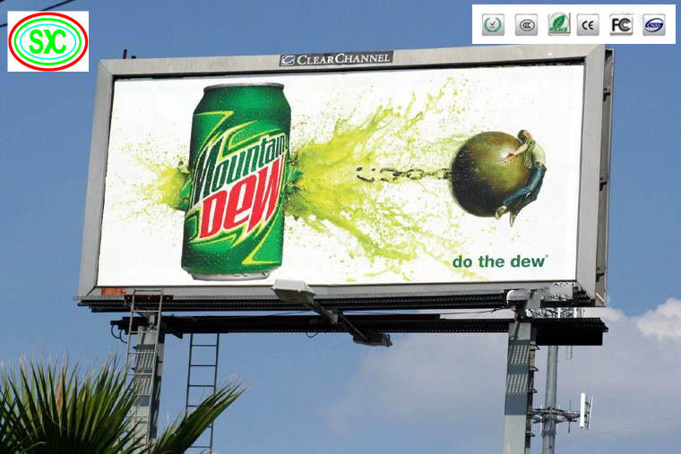 Full Color High Brightness HD Outdoor SMD P6 Display LED pubblicitari