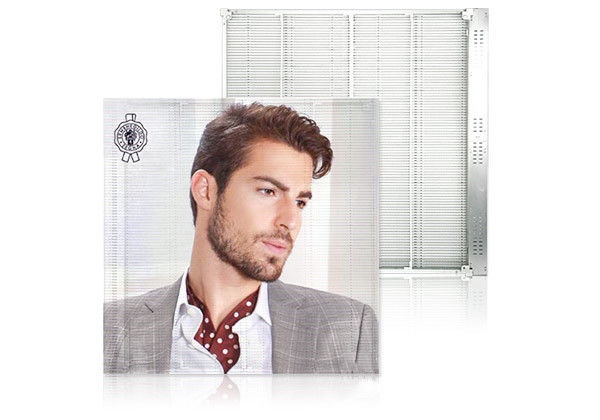 Alto luminosità trasparente schermo a LED Billboard Epistar Chip 3 anni di garanzia LED display trasparente