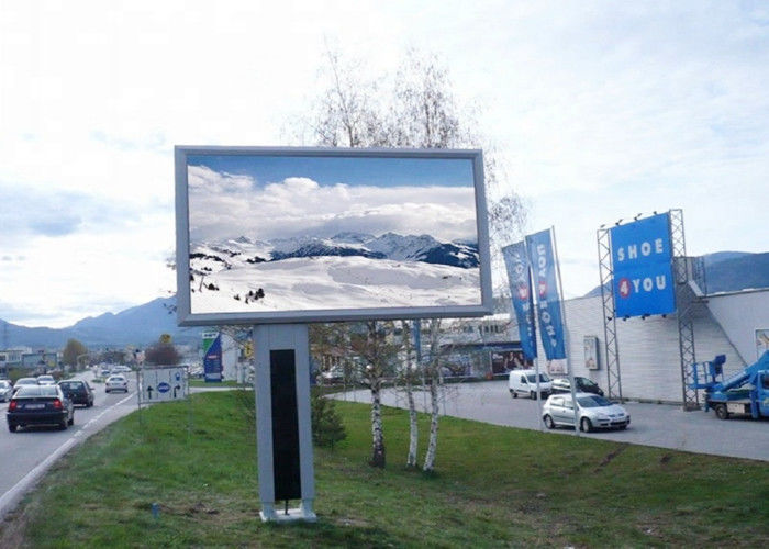 Dischi pubblicitari a LED a colori pieni per esterni IP65 P10 stradale autostrada SMD3535