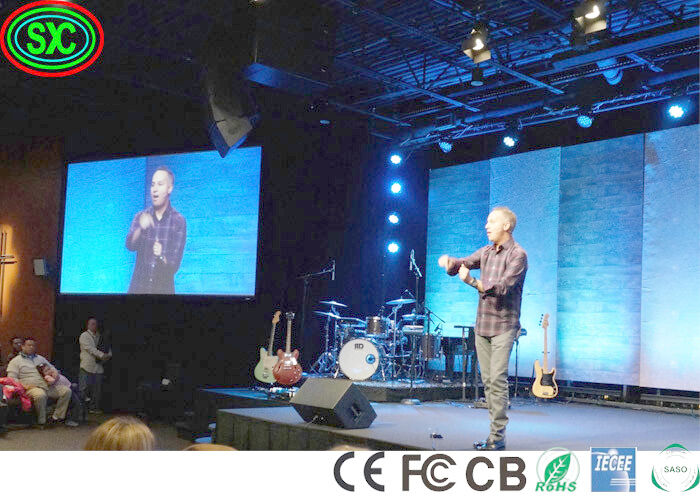 IP34 Concerto sul palco Backstage P3.9 Led Video Panel Wall Wide Viewing Angle schermo a led sul palco