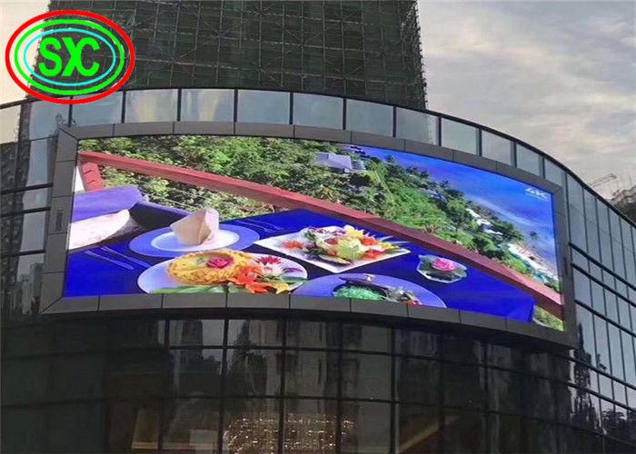 Display LED ad alta luminosità all'aperto SMD RGB P10 a colori pieni per la pubblicità