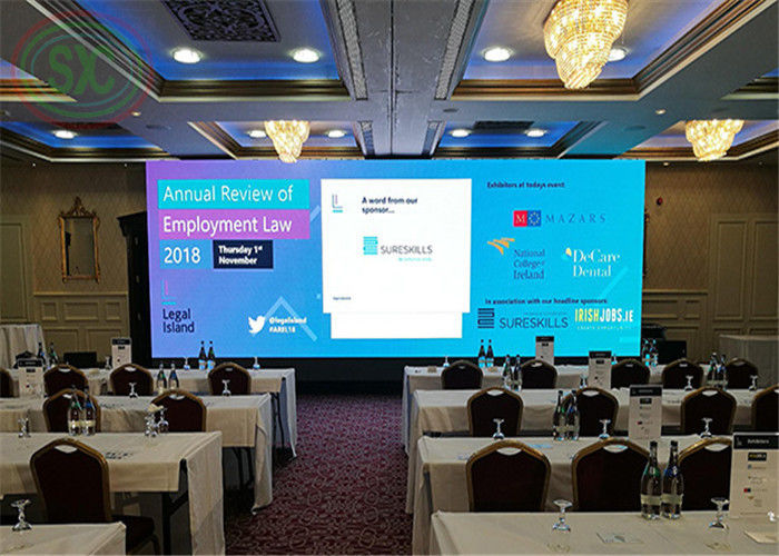 Basso consumo di LED per pareti interne P3, P3.91, P4.81 schermo a LED per riunioni accademiche