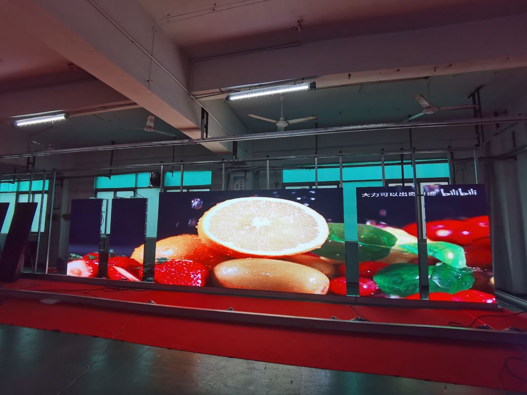 Funzione video HD P3.91 500*1000mm Display LED all'interno e all'esterno per pannelli di noleggio palcoscenico