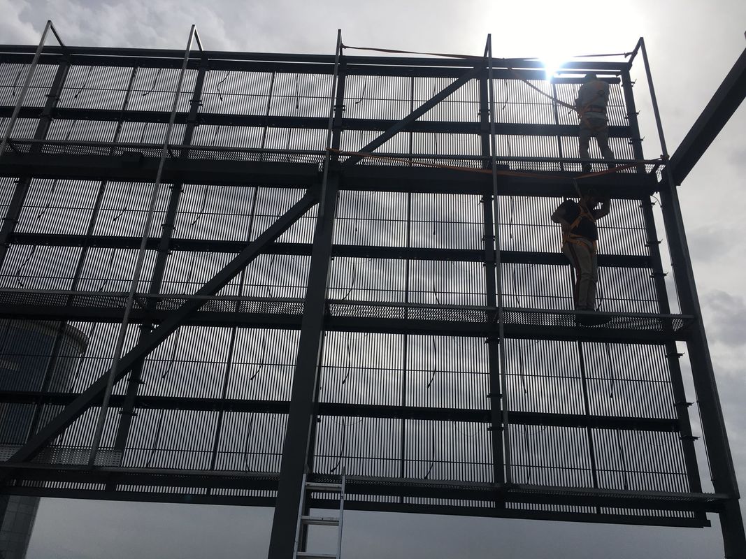 Schermo LED trasparente a colori P3.91-7.82 1000x1000mm Display in vetro