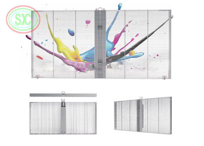 Display a LED trasparente in alluminio G7.82-7.82 per performance