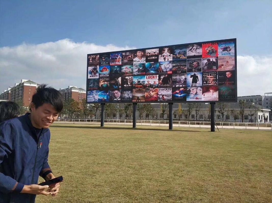 P8 Outdoor LED Die-Casting Aluminum Screen, HD impermeabile, video wall del centro commerciale