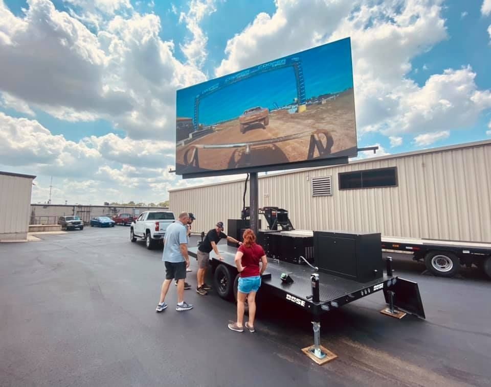 P6 Pannello di visualizzazione LED esterno 576x576mm IP65 impermeabile 5000cd/mq