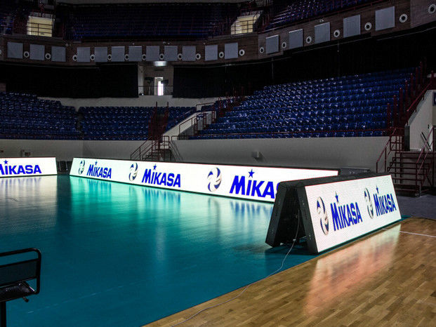 schermo a LED impermeabile 320*160mm con luminosità 7500cd/mq e IP65 Rating HD Ultra-Thin Stadium LED Die-Casting Aluminum