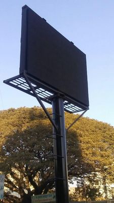 Prezzo buono Esposizione di LED all'aperto montata colonna del video della parete 960X960MM di P10 HD LED Governo del ferro in linea