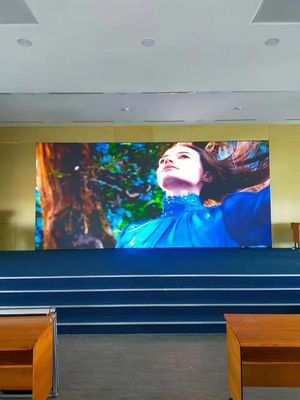 Prezzo buono Il colore pieno di P3 HD ha riparato schermo dell'interno dell'esposizione di LED il grande per l'aeroporto del deposito dello studio in linea