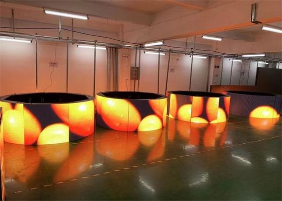 La colonna del cubo ha condotto la video parete dello schermo, dissipazione di calore naturale principale dell'interno del tabellone P3