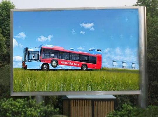 Prezzo buono Pubblicità per l'autostrada dello stadio Alta luminosità all'aperto Full Color P10 LED Video Wall Panel Con Colonna in linea
