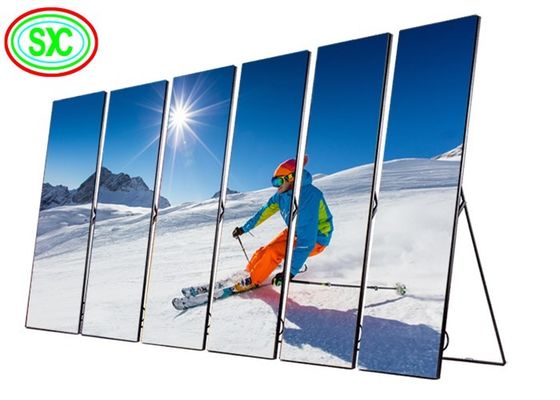Dimensione sottile astuta del Governo dell'esposizione 640mmx1920mm del manifesto di P2 LED per i centri commerciali