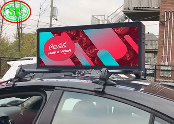 Prezzo buono Pannello di visualizzazione dei segnali LED per auto senza fili P4 MBI5020 Modulo pubblicitario Taxi Topper schermo in linea