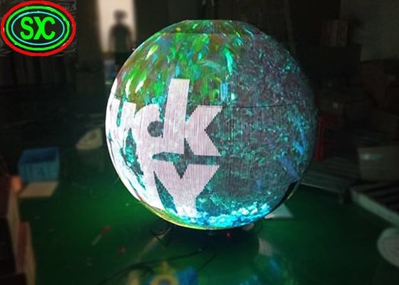 Display video/testo/immagine schermo a LED sfera con resistenza all'acqua IP68 e tensione DC5V