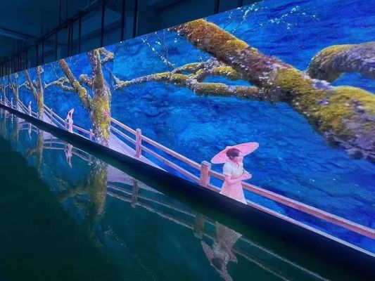 Parete all'aperto RGB di P3.91 LED video che annuncia l'esposizione di LED locativa