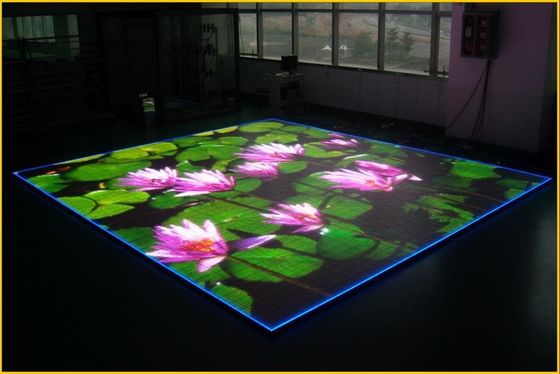 Prezzo buono SMD 3535 Full Color LED Pavimento da ballo 500x500mm Gabinetto 4,81mm Pixel Pitch in linea