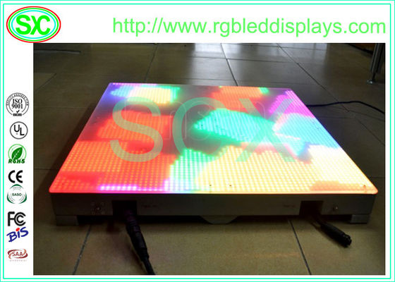Prezzo buono Interattivo Sensitivo Attraente Acrilico LED Disco Panello di Pavimento da ballo RGB Cambiamento di colore in linea