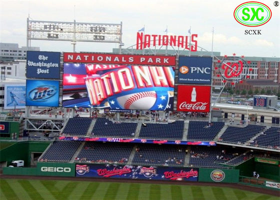 Prezzo buono Grande alta parete all'aperto di media dell'esposizione di LED dello stadio di luminosità p10 per palestra/campo in linea