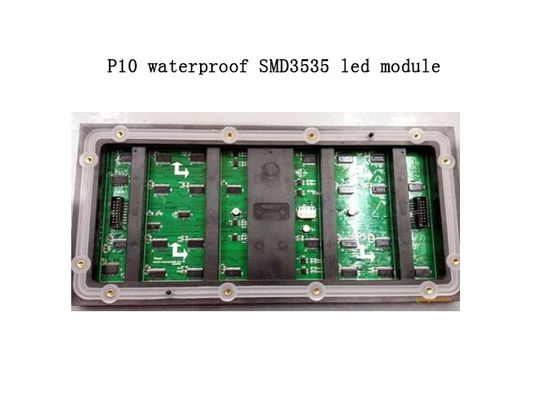 Prezzo buono Dimensione impermeabile 320*160mm del modulo dell'esposizione di LED di P10 SMD 1R1G1B 1/4 che esplora in linea
