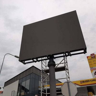 SMD P6 Outdoor Advertising Led Display Board Installazione fissa con frequenza di aggiornamento 3840hz e luminosità 6000