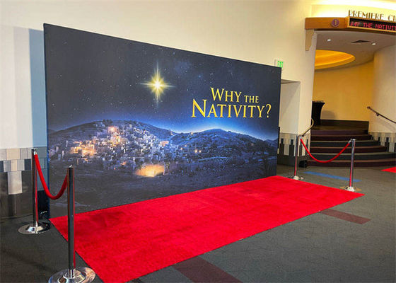 SMD3535 P8 Outdoor Full Color LED Rental Screen RGB 8500cd/mq 15625 punti/mq