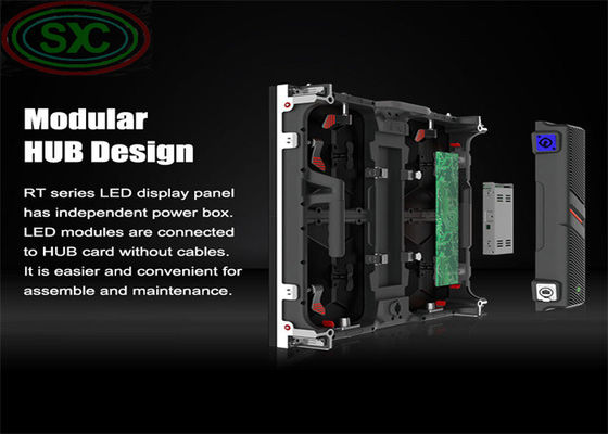 grande alta luminosità Indoor Led Billboard P3.91 Led Panel 500*500mm