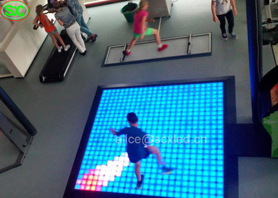 Prezzo buono Le nozze interattive magiche il RGB IL LED Dance Floor 1000X1000mm 5000hz di P8.9 3D rinfrescano in linea