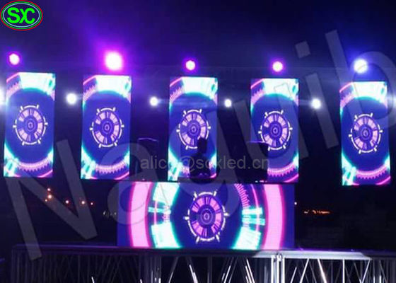 Prezzo buono Escluda la visualizzazione principale 3d del video del DJ 1R1G1B della fase P5 impermeabile nella magia 3G in linea