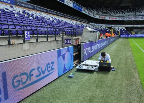 Prezzo buono Display LED da stadio a colori per esterni P10, impermeabile, da bordo strada, pixel da 10 mm, IP65 In linea