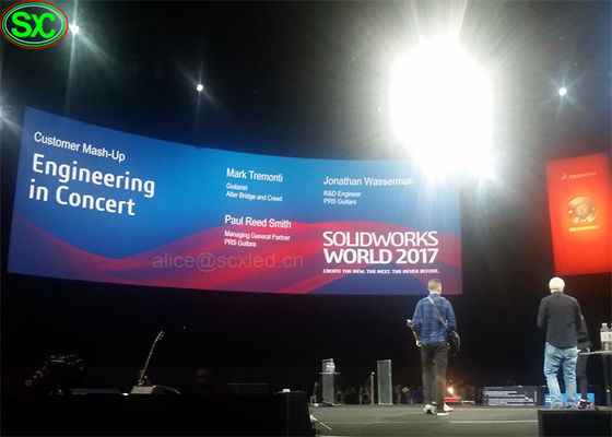 Prezzo buono Pubblicità dell'esposizione di LED all'aperto della tenda p2.5, bordo curvo del LED con il sistema della nova in linea