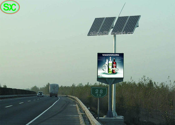 Prezzo buono La pubblicità all'aperto economizzatrice d'energia del pannello solare P10 ha condotto gli schermi di visualizzazione su misura in linea