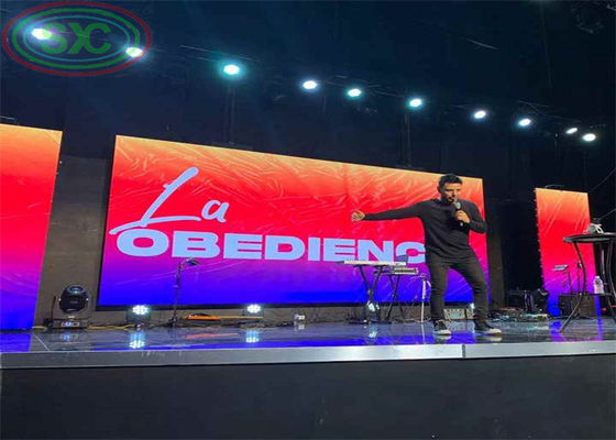 P3.91 Fusione a stampa in alluminio Display LED a noleggio Leggero Distanza visiva 3-50m