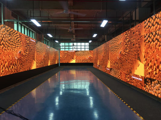 Display a LED a colori interni SMD P3.91 Pubblicità personalizzata Vedio Parete di sfondo