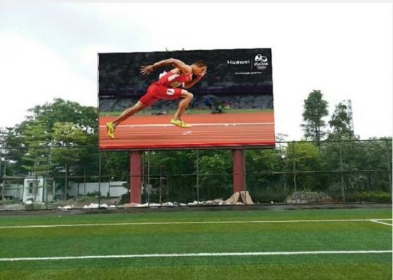 Prezzo buono P10 IP65 Acque resistenti all'aria fuori dal campo di gioco schermo della corte LED display,Football Sports Screen Wall in linea