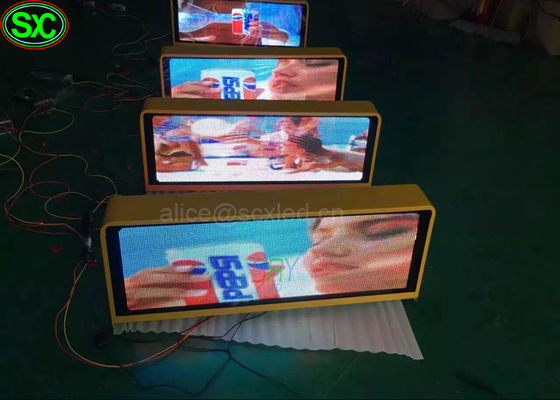 Prezzo buono Il tetto del taxi dell'automobile di colore pieno di P5 RGB ha condotto la visione del Super Clear di controllo dell'esposizione 3G del segno in linea