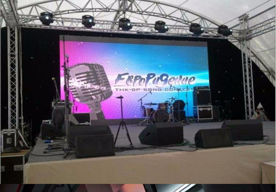 P2.5 P2.6 Acqua resistente all'aria aperta a colori pieni P3.91 HD LED Iron Box 1000*1000MM Box