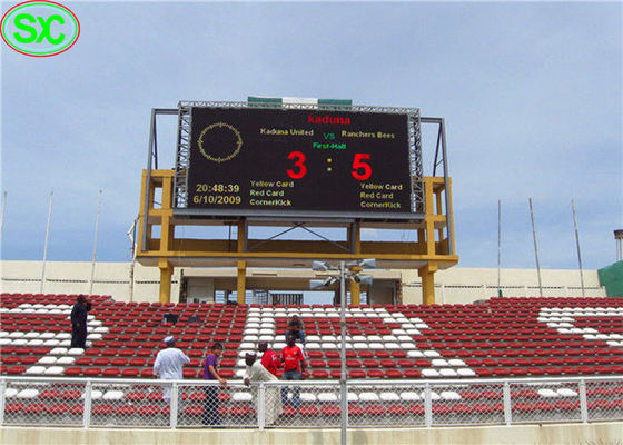 Prezzo buono Stadio principale all'aperto impermeabile dell'esposizione P10 di alta definizione con il sistema di tempo del punteggio in linea
