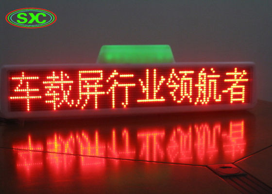 Display di segnale LED impermeabile per auto, all' esterno a colori completi sul tetto di un taxi doppio lato