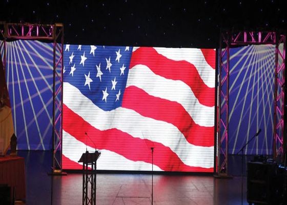 Display a LED per interni e esterni P3.91 Noleggio Display a LED 500x500mm IP65 Video Wall Cabinet