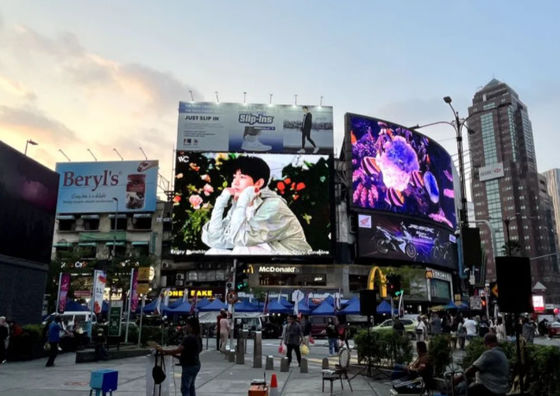 P4 Alta luminosità all'aperto Full Color LED in alluminio pressofuso Tre anni di garanzia