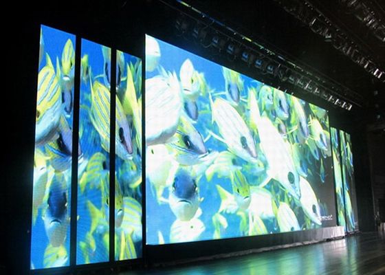 Prezzo buono SMD LED Video Screen Die-Cast Aluminum P4 / Indoor Stage LED Display con una densità di 62.500/M2 in linea