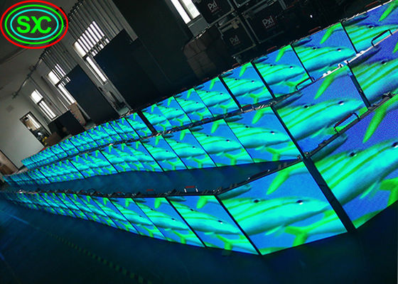 Prezzo buono schermo a led sfondo di scena interno P3.91 in alluminio a fusione a stampa affitto display a led armadio a noleggio super sottile interno affitto a led pannello in linea