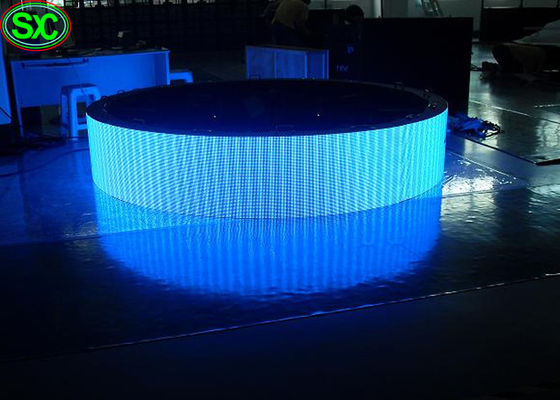 Prezzo buono Schermo di visualizzazione del LED della tenda di forma curva P3.91 per la pubblicità, 5500-6500 pidocchi in linea