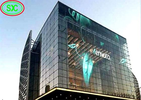 Cina Indoor P3.9-7.8 Full Color Transparent Led Display Screen Smd Curved