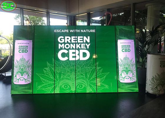 Materiale per pannelli di alluminio schermi LED pubblicitari con chip led SMD2121 per strategie di marketing efficaci